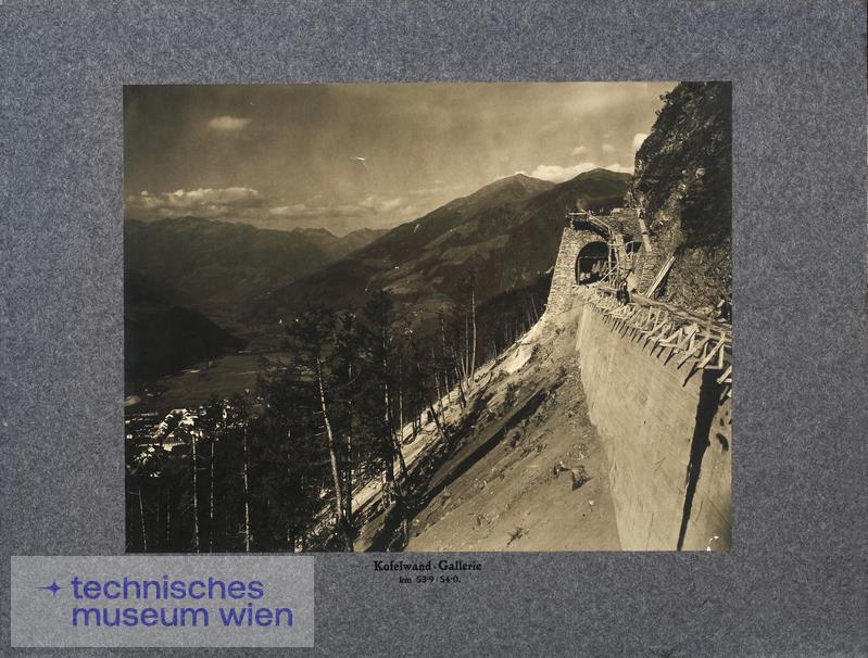 Südostportal des Kofelwand-Tunnels in Bau (Quelle: Technisches Museum Wien)